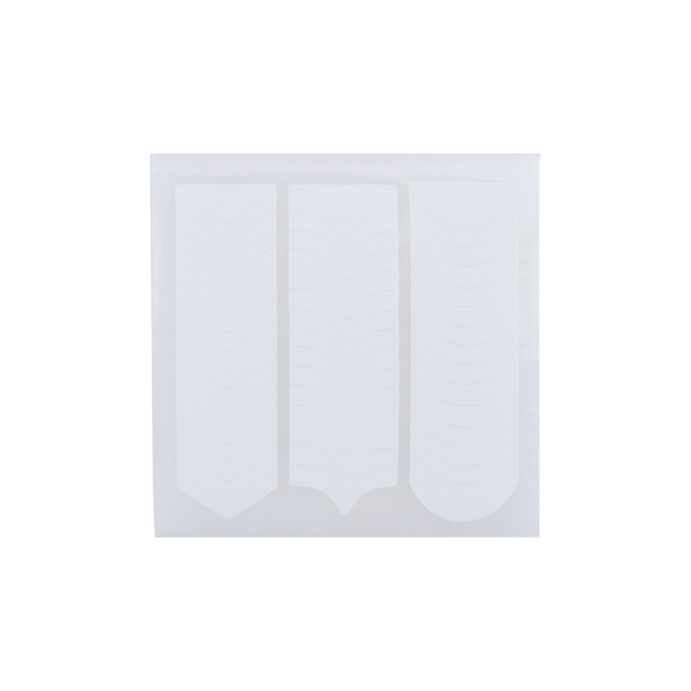 French Manicure Nail Art Form Guide Stickers