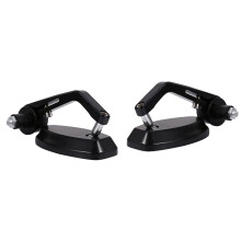 Motorrad Lenkerendspiegel 22mm Alu Schwarz