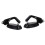 Motorrad Lenkerendspiegel 22mm Alu Schwarz 1