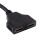 HDMI 1x2 Splitter Cable 30cm Black 18