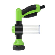 High Pressure Foam Water Gun Car Wash Tool 6m Green, Adjustable Nozzle