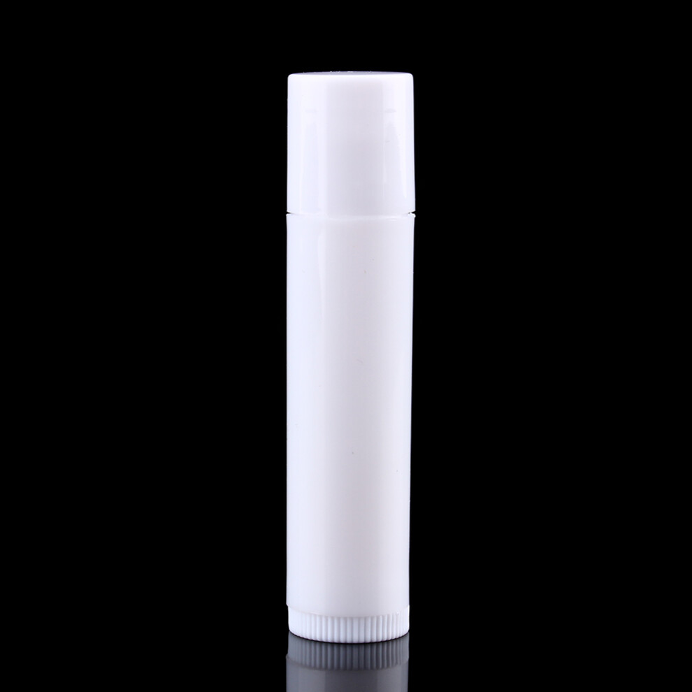 Black/White 100 Plastic Lip Balm Containers 5Ml, 3 Colours