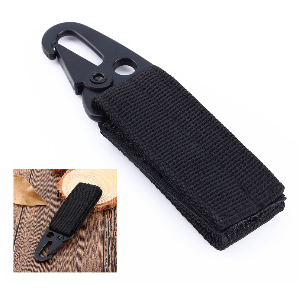 Outdoor Nylon Key Hook With Molle Buckle 10X2.5x1.3cm Carabiner 7681392996220