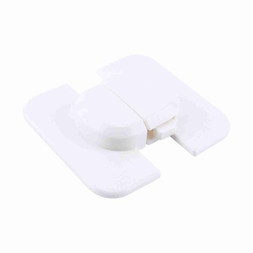 White Plastic Fridge Lock for Baby Safety