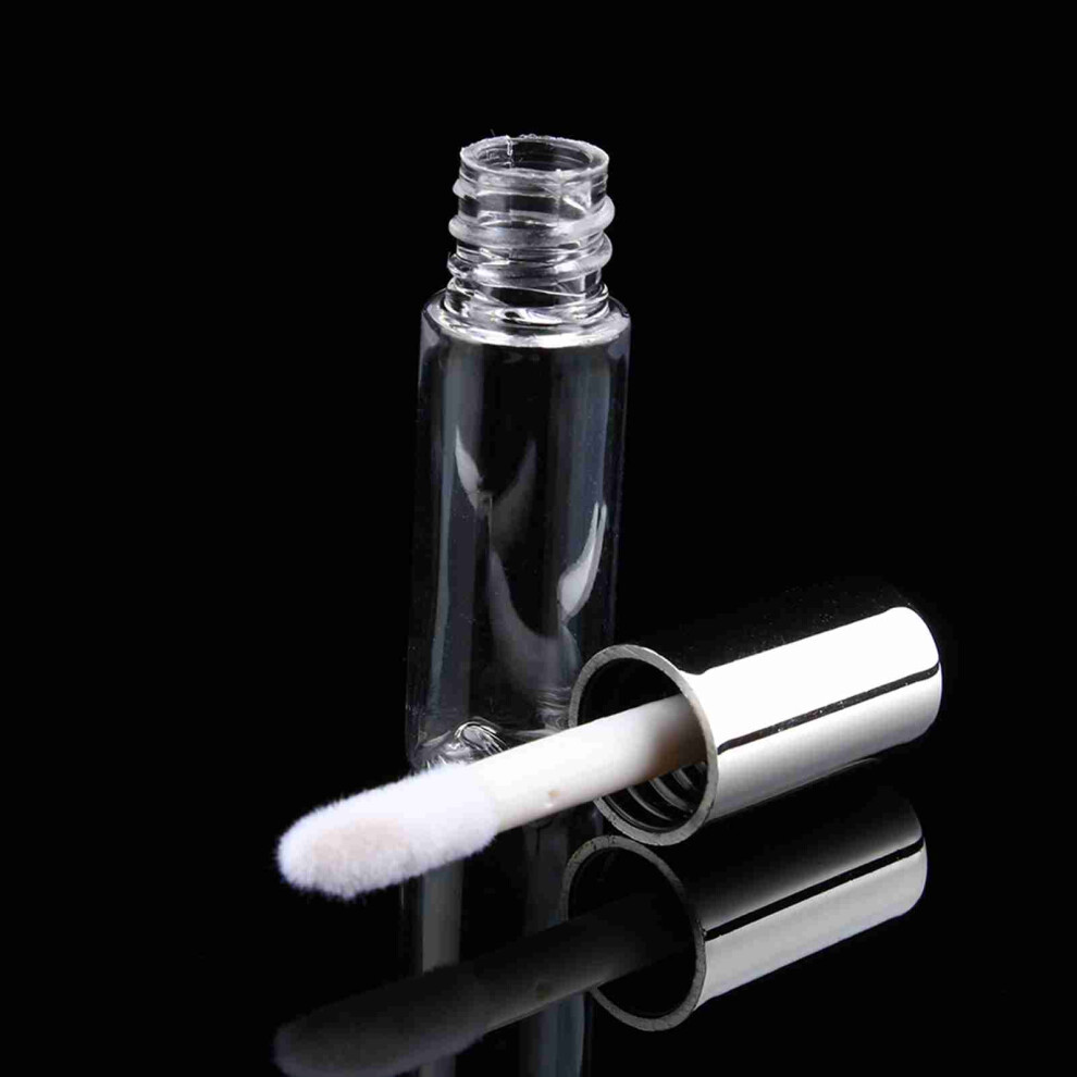 45 Clear Empty Lip Gloss Tubes 1.2ml PET