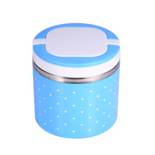 Insulated Stainless Steel Lunch Box 1 Layer Food Storage Container 600ml