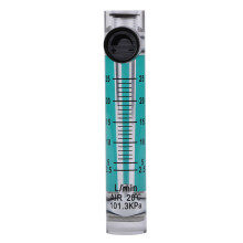 LZQ-5 Flowmeter 2.5-25LPM with Control Valve for Oxygen Air Gas - Durable