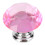 Rosa Kristall Schrankgriff Set 30mm 10er 3