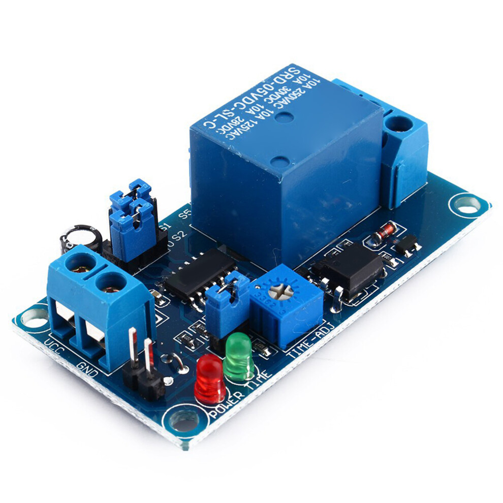 5V Adjustable Delay Timer Relay Module 8 Time Ranges 56.529.518.5Mm 4211392997830