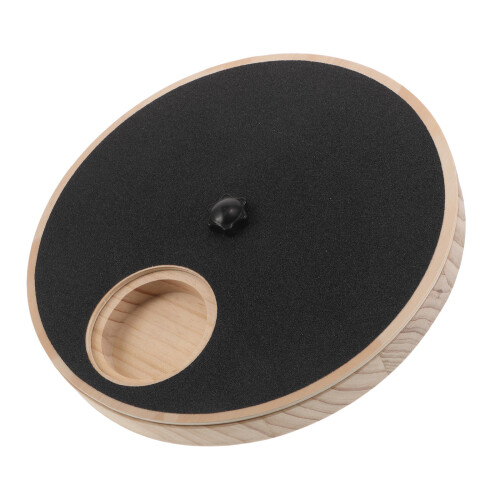Pet Nail Scratch Board with Rotatable Treat Dispenser