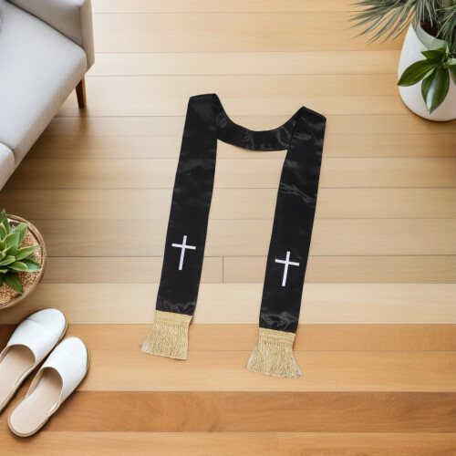 De Brodée Réversible À Glands Pour Église 1