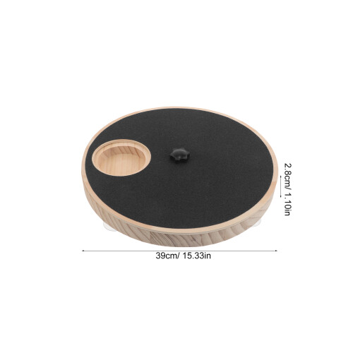 Pet Nail Scratch Board with Rotatable Treat Dispenser 1