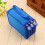 72pcs Multi-Layer Blue Pencil Case with Handle, Large Capacity 3