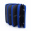 72pcs Multi-Layer Blue Pencil Case with Handle, Large Capacity 6