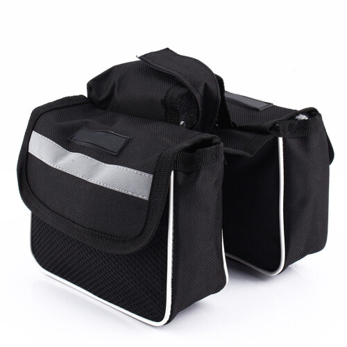 Cycling Front Tube Double Pouch 2