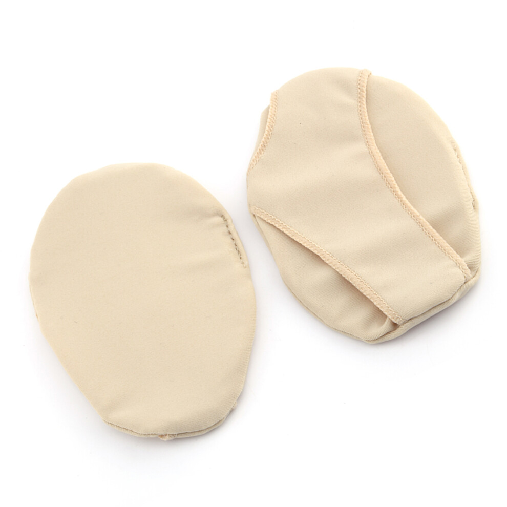 Fabric Ball of Foot Gel Cushions, Metatarsal Support, Reusable, Skin Color