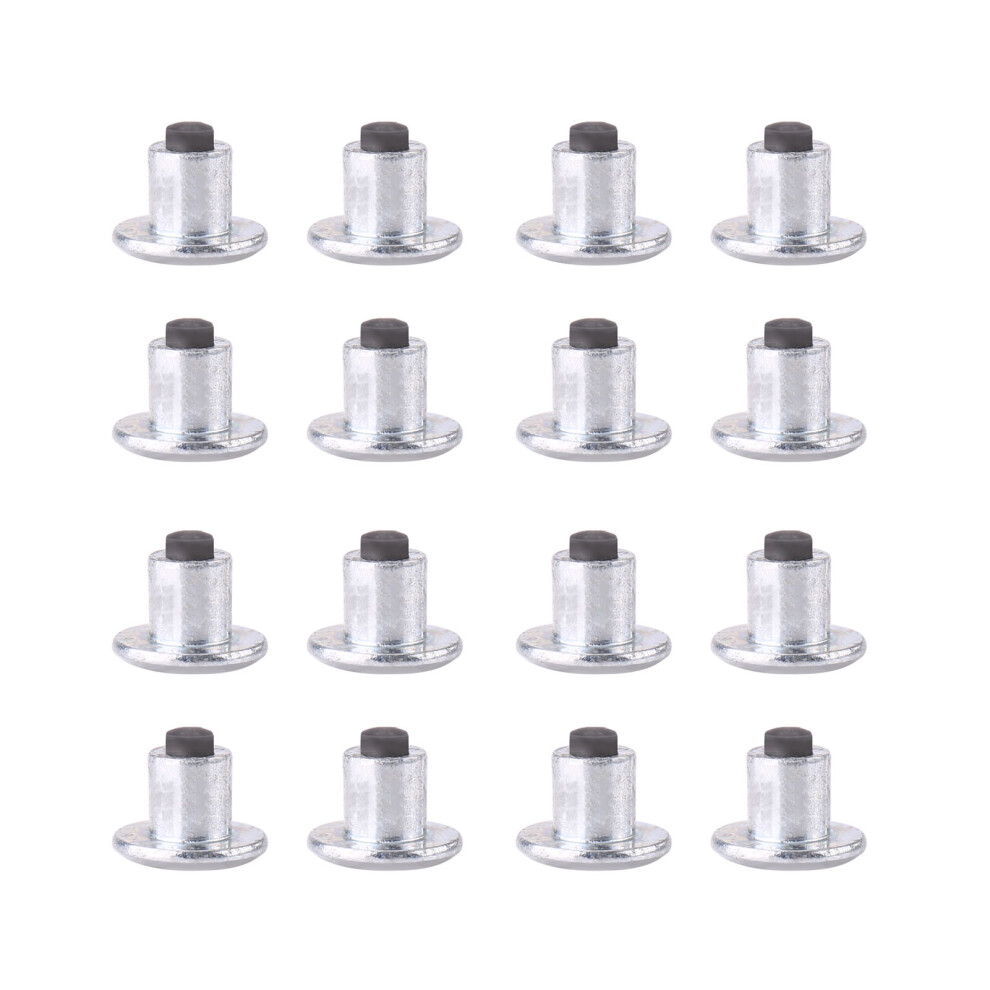 100Pcs 6.5Mm Steel Tire Stud Screws For Snow Bikes & Atvs, Silver 7641392998839