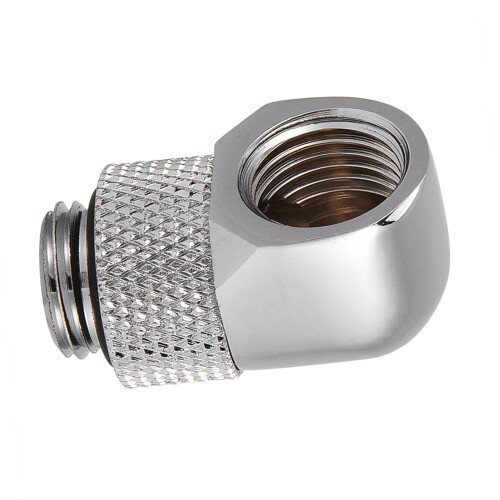PC Water Cooling Elbow Fitting G1/4 Barb Connector 90 Degree Silver Material 2