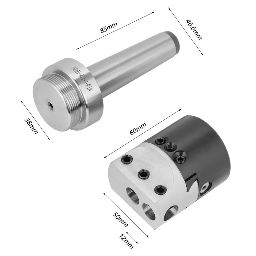 MT3 M12 Milling Arbor with Boring Head