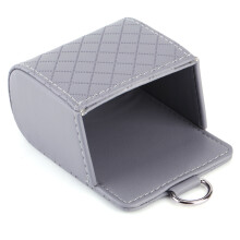 Car Multi-Purpose Storage Bag Grey – Phone & Glass Box Holder Compact Design