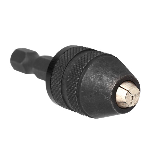 Drill Bit Chuck Converter 1/4in Keyless Hex Shank Rapid Change 0.3‑3mm 2