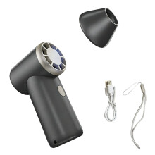 Powerful 6W Handheld Outdoor Blower High Wind Speed 20m/s-Black