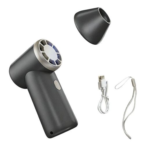 Powerful 6W Handheld Outdoor Blower High Wind Speed 20m/s-Black