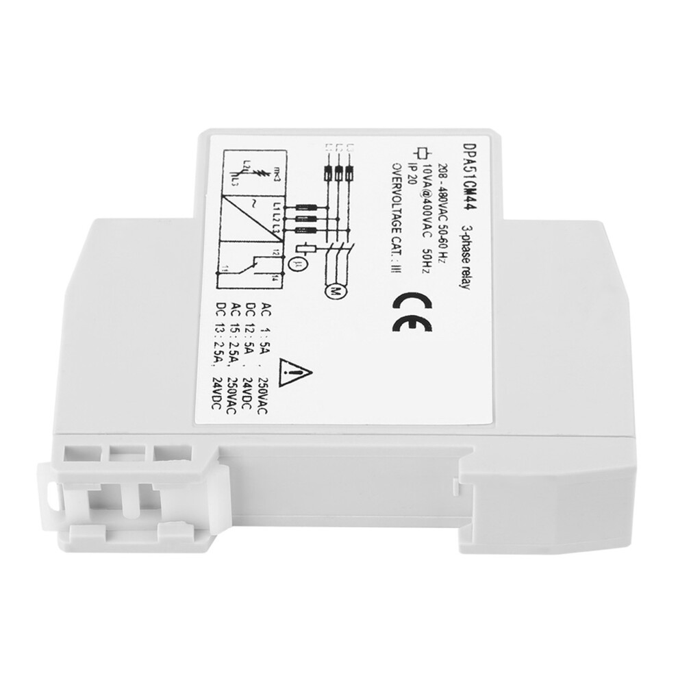 Phase Sequence Protector 3-Phase Monitoring Relay 208-480Vac Dpa51cm44 8751393003292