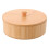 En Bambou Rond Couvercle Pour Fruits Snacks 1