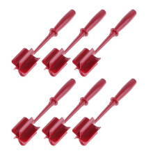 Kitchen Meat Grinder Masher Heat Resistant Non-Stick Hamburger Chopper Potato Masher Tool Kitchen Gadgets Red