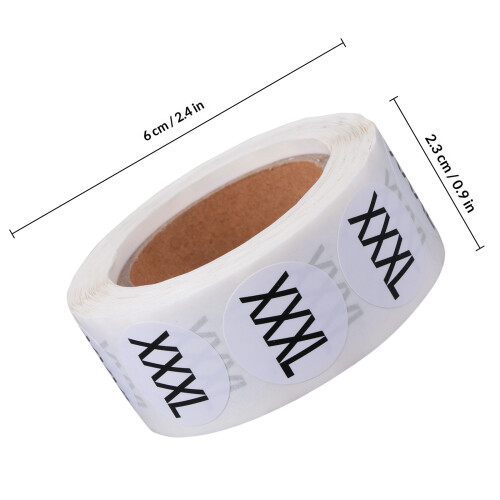 2 Autocollants Taille Ronds Multi-Usage Pour Vêtements 1
