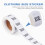 2 Autocollants Taille Ronds Multi-Usage Pour Vêtements 4