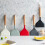 Non-Stick Kitchen Wide Scraper Pizza Cooking Tools Silicone Spatula Cooking Utensils Shovel Spatula Kitchenware E 2