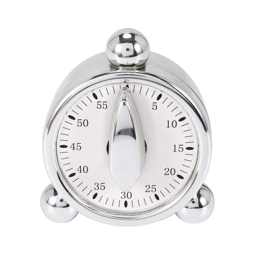 60 Minutes Kitchen Mechanical Timer Cooking Reminders Alarm Clock for Kitchen Office Countdown Timer 2