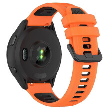 Für Garmin Forerunner 265S Silikonarmband 18 mm Ersatzarmband in zwei Farben