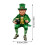 Miniature Patricks Day Ornament Leprechaun Sitting Statue-1 4