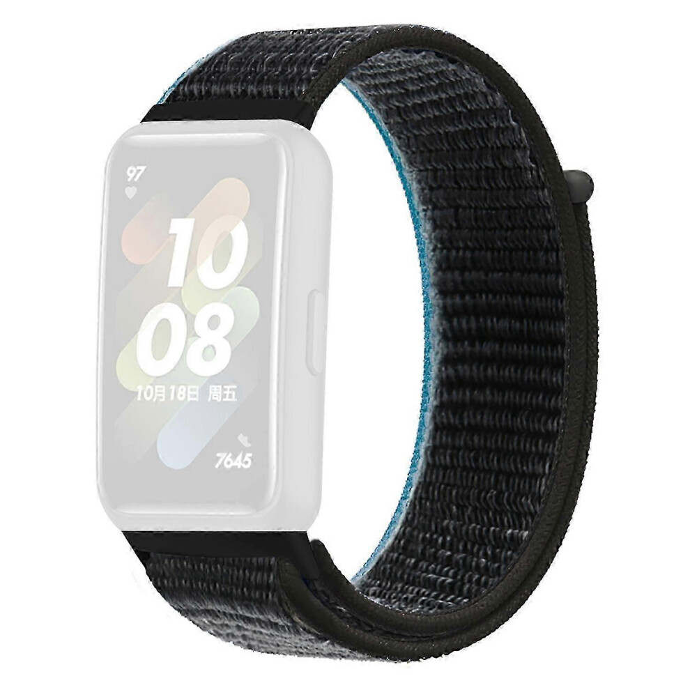 For Huawei Band 7 Nylon Watch Strap Adjustable Loop Fastener Replacement Sport Wrist Band 6935161797466