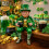 Miniature Patricks Day Ornament Leprechaun Sitting Statue-1 7