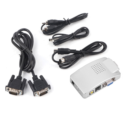 Laptop Computer VGA to TV Signal Box 2