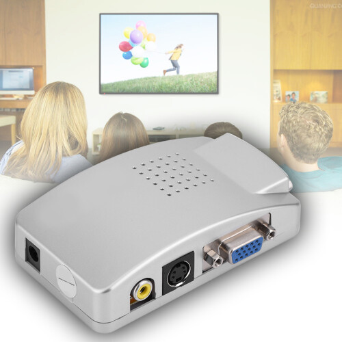 Laptop Computer VGA to TV Signal Box 1