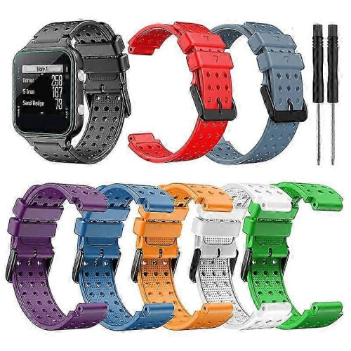 Λουράκι Για Garmin Approach S20 Μονόχρωμο Λουράκι Ρολογιού Για Garmin Approach S20 Σιλικόν 2