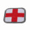 Medizinisches Stickpatch - 5x5cm mit Klettverschluss 15