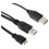 Ein Double A Micro USB B 3.0 Y-Kabel Move Festplattenkabel Schwarz 2