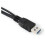 Ein Double A Micro USB B 3.0 Y-Kabel Move Festplattenkabel Schwarz 3
