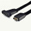 USB 3.1 Typ C Frontpanel Header-Verlängerungskabel, Typ E zu USB 3.1 Typ C Kabel, internes Adapterkabel, mit Panel (50 cm) 2