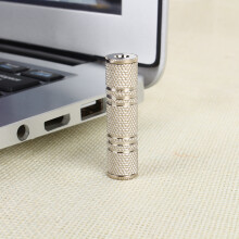 Audio Extender 3.5mm Female to Female Coupler Adapter Durable PVC Material
