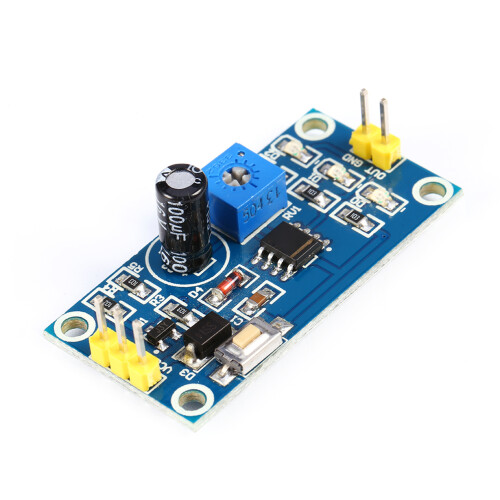 0-120s Adjustable NE555 Timer Relay Module 5-12V with Test Button 2