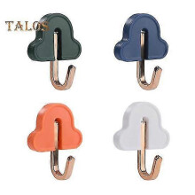 4Pcs Storage Hook Punch-Free Lagerung Heavy Duty Ausgezeichnete Küche Bad Cloud Shape Wandhaken Hausbedarf