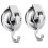 Heavy Duty Vacuum Suction Cup Hooks (2 Pack) For Kitchen Bathroom Restroom Organization 1