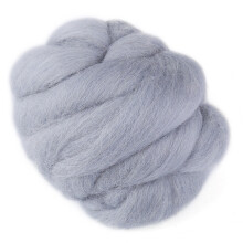 Handiwork Fibre 55g Grey Needle Felting Wool Roving for Spinning & Sewing